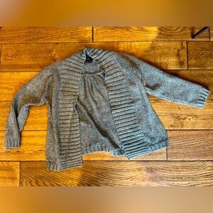 Club Monaco cropped sweater with ribbed detail, size XS